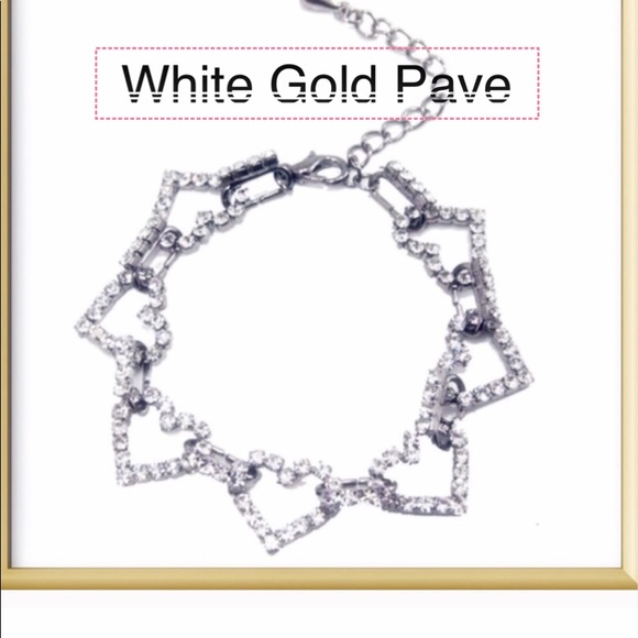 T&J Designs Silver Link Heart Bracelet - Picture 5 of 5